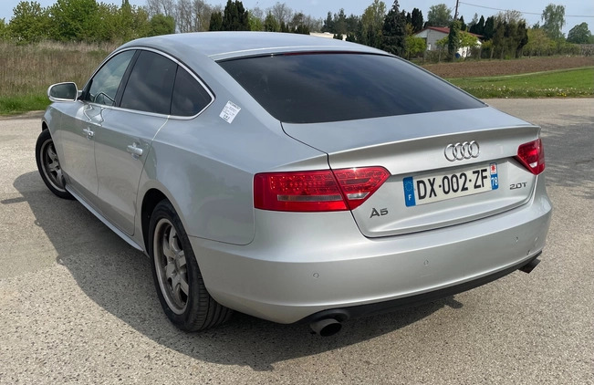 Audi A5 cena 23800 przebieg: 218000, rok produkcji 2010 z Warszawa małe 79